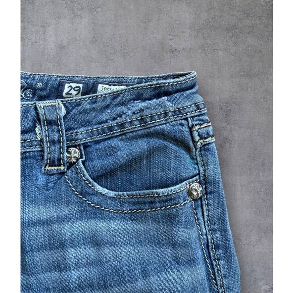 Vintage Miss Me Jeans Y2K Boot Cut Denim Embellished Pockets Women’s Size 29 - Picture 9 of 16